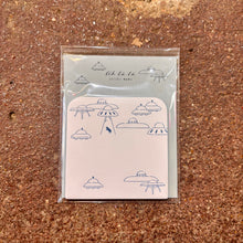 Load image into Gallery viewer, Ah La La Balloon Aliens Sticky Memo Notes | Matoka (Japan)
