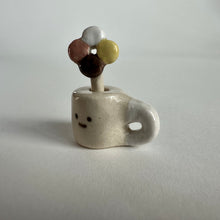 Load image into Gallery viewer, Mug Stoneware Mini Vase with Balloon Pick | Taitau Fung (HK)
