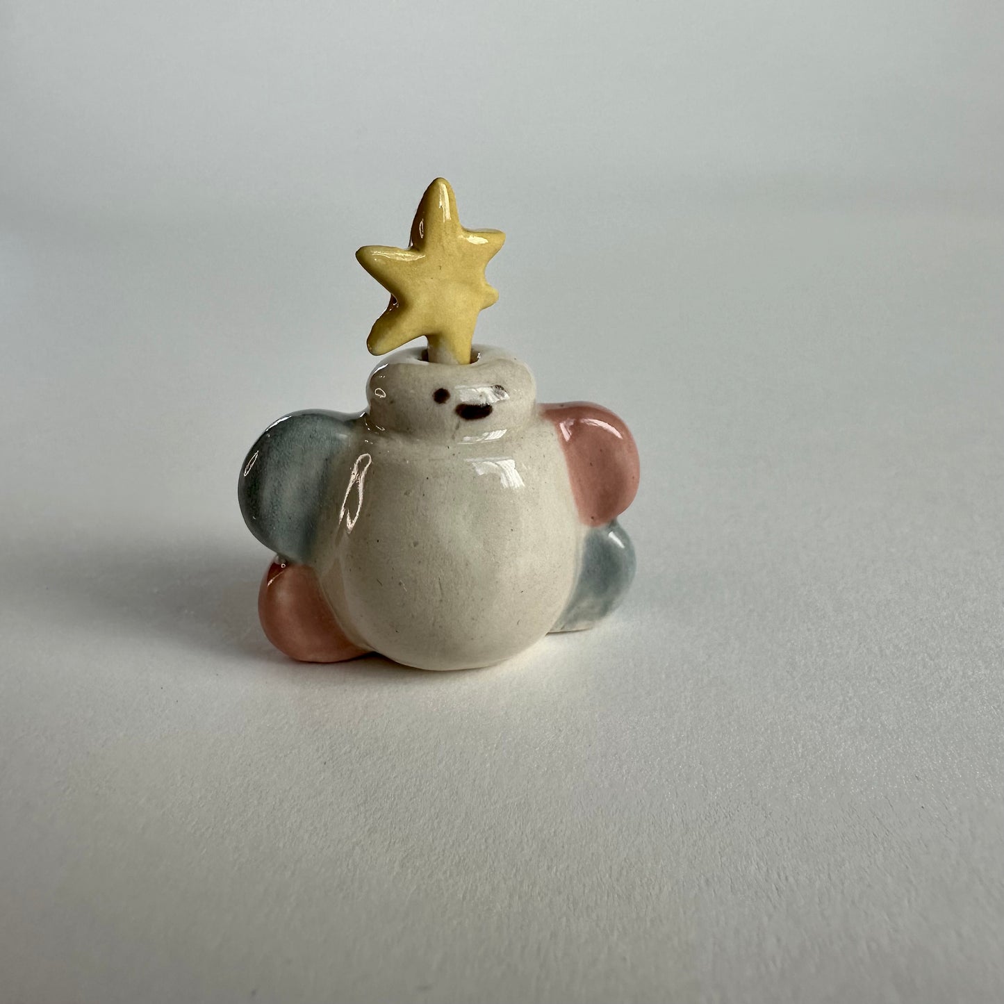 Butterfly Stoneware Mini Vase with Star Pick | Taitau Fung (HK)