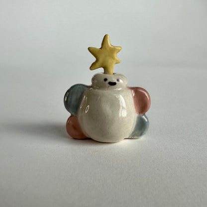 Butterfly Stoneware Mini Vase with Star Pick | Taitau Fung (HK)