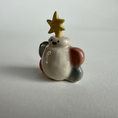 Butterfly Stoneware Mini Vase with Star Pick | Taitau Fung (HK)
