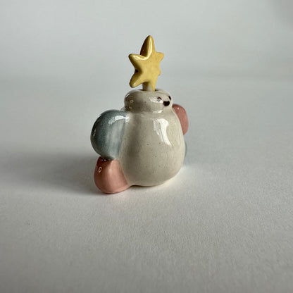 Butterfly Stoneware Mini Vase with Star Pick | Taitau Fung (HK)