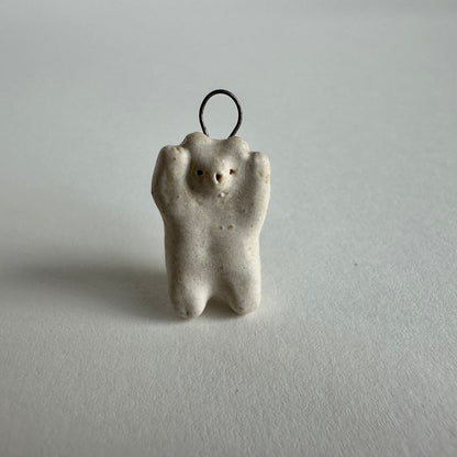 Bear Say Hello Stoneware Pendant | Taitau Fung (HK)