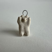 Load image into Gallery viewer, Bear Say Hello Stoneware Pendant | Taitau Fung (HK)
