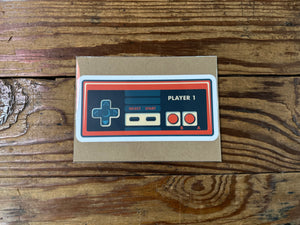 NES Controller Sticker