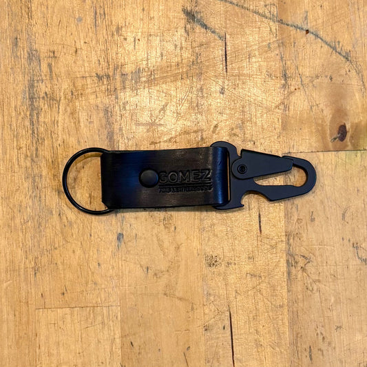 Leather Key Ring with Bottle Opener | Gomez Handcrafted Leathergoods (TX)