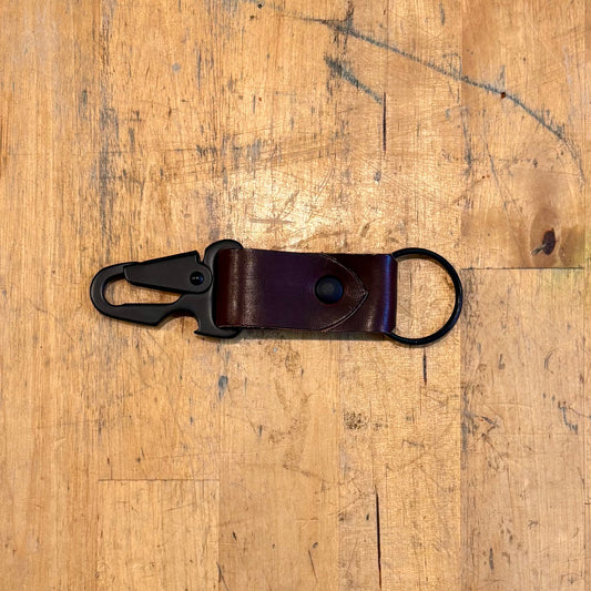 Leather Key Ring with Bottle Opener | Gomez Handcrafted Leathergoods (TX)