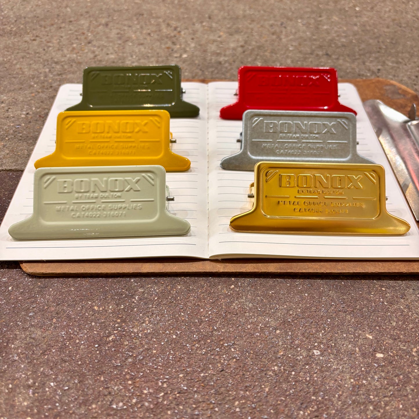 Metal Book Clip/Photo or Memo Display | Dulton/Bonox (Japan)