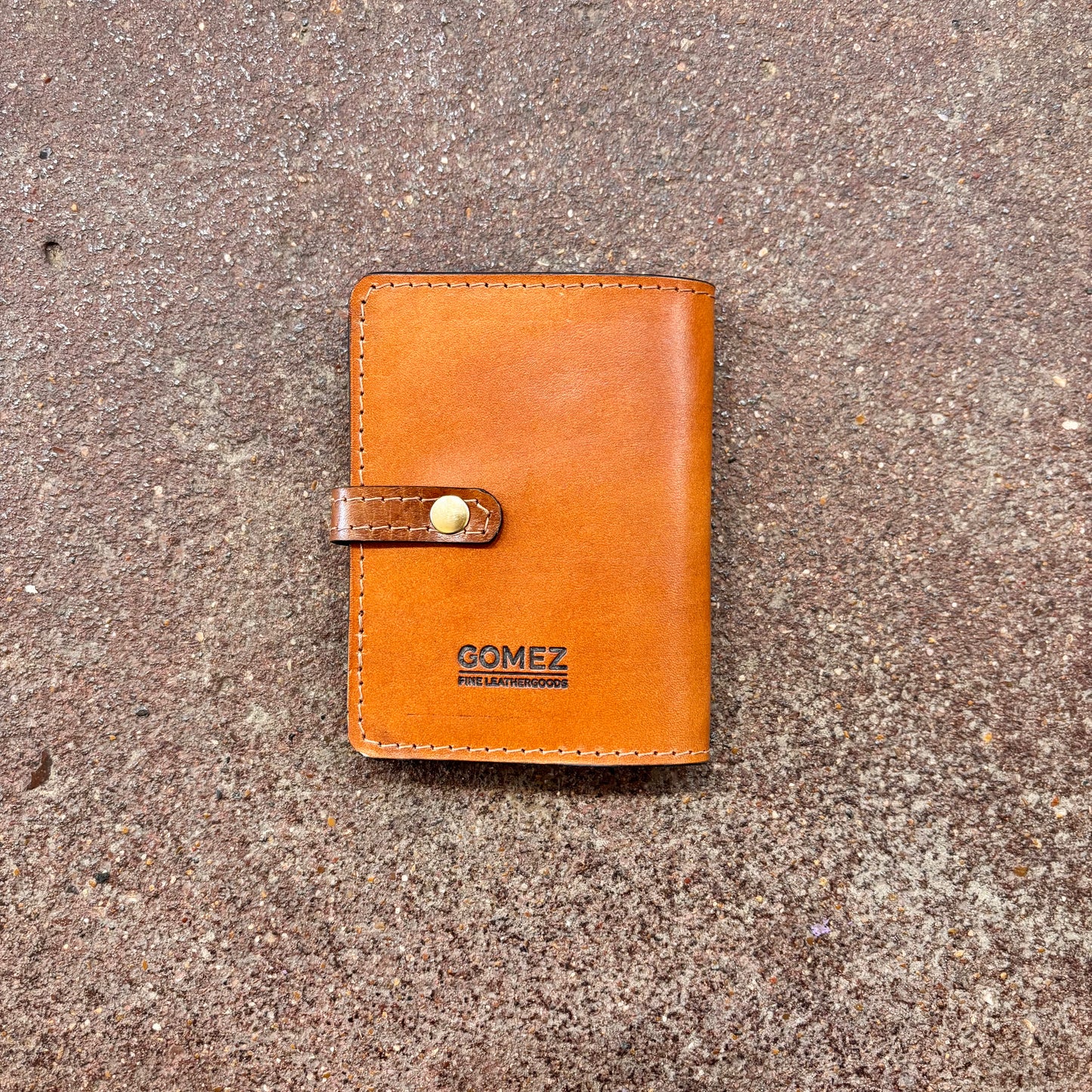 Leather Mini Notebook Cover | Puppy Heart | Gomez Handcrafted Leathergoods (TX)
