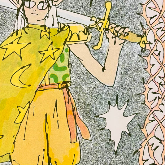 Elf Boi Risograph Art Print | Taro Waggoner (TX)
