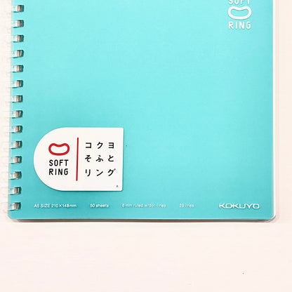 Soft Ring Ruled Notebook | A5 | Color Cover | Kokuyo (Japan)