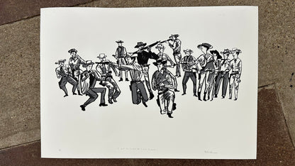 I Shoot You, You Shoot Me, I Shoot You Back Screenprint | Kylie Chan (HK)
