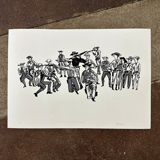 I Shoot You, You Shoot Me, I Shoot You Back Screenprint | Kylie Chan (HK)