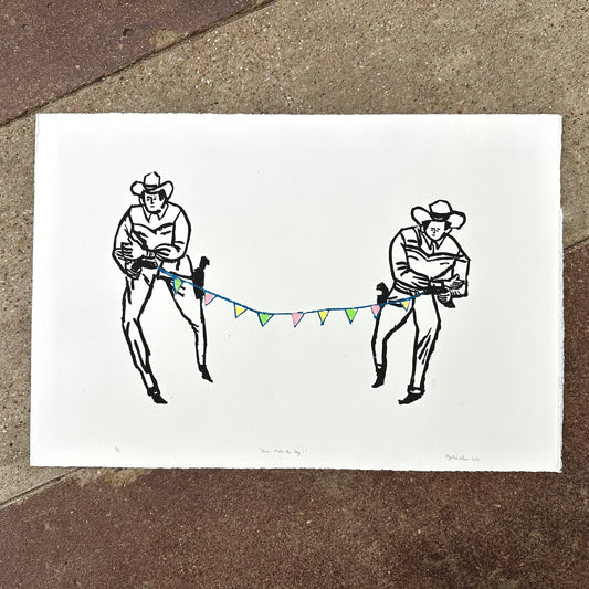 Draw. Make My Day Screenprint | Kylie Chan (HK)