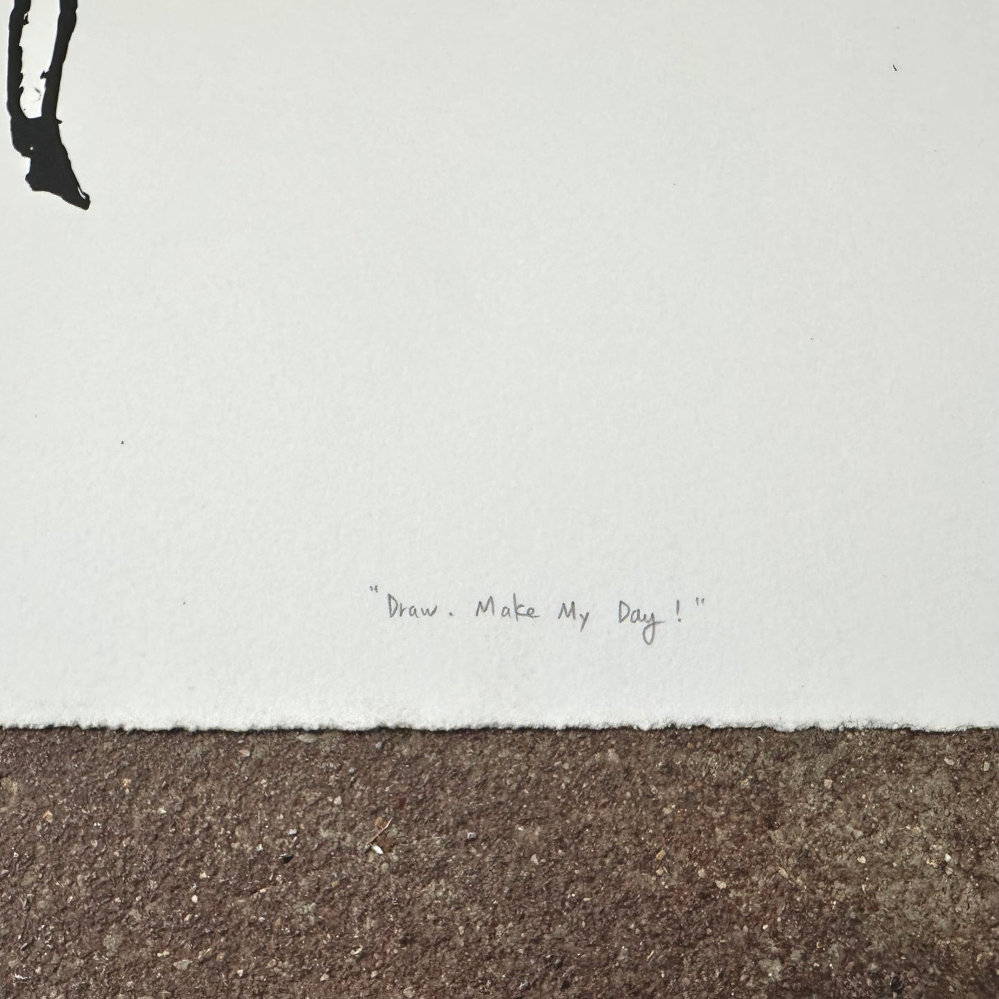 Draw. Make My Day Screenprint | Kylie Chan (HK)