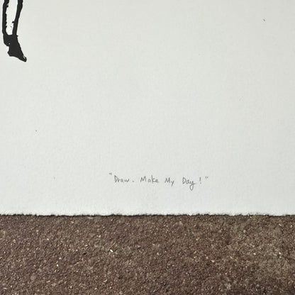 Draw. Make My Day Screenprint | Kylie Chan (HK)