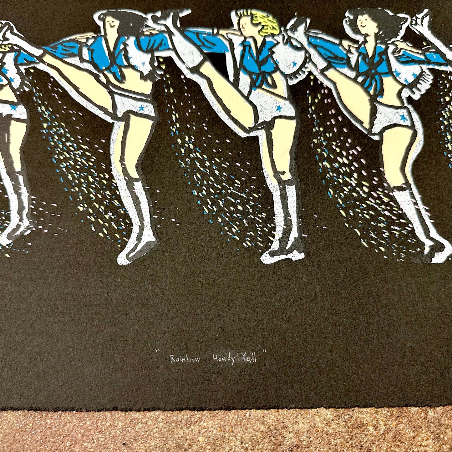 Rainbow Howdy Y’all Screenprint | Kylie Chan (HK)