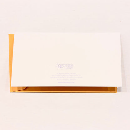 Birthday Rock Ticket Letterpress Card | Amber Favorite (IL)