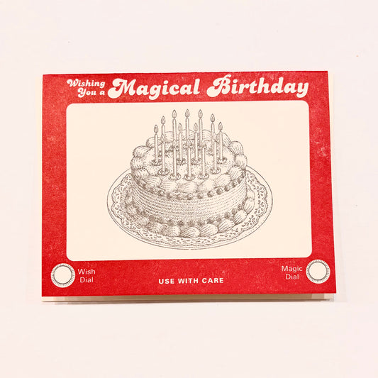 Etch A Sketch Letterpress Birthday Card | Amber Favorite (IL)