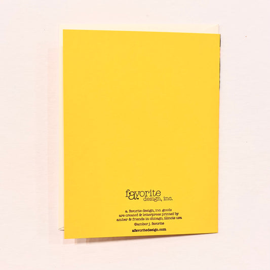 Yee-Haw Letterpress Birthday Card | Amber Favorite (IL)