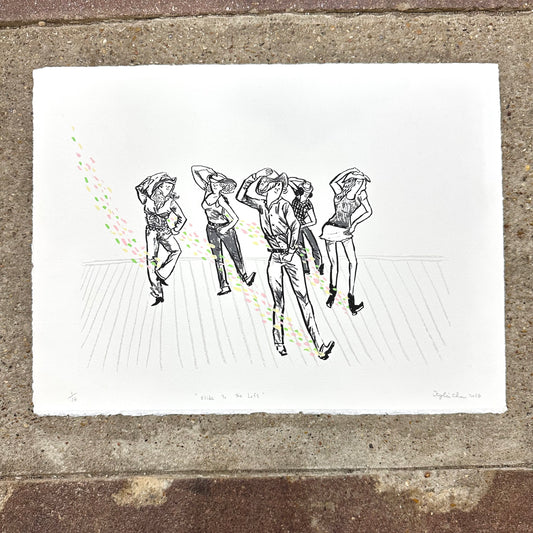Slide To The Left Screenprint | Kylie Chan (HK)