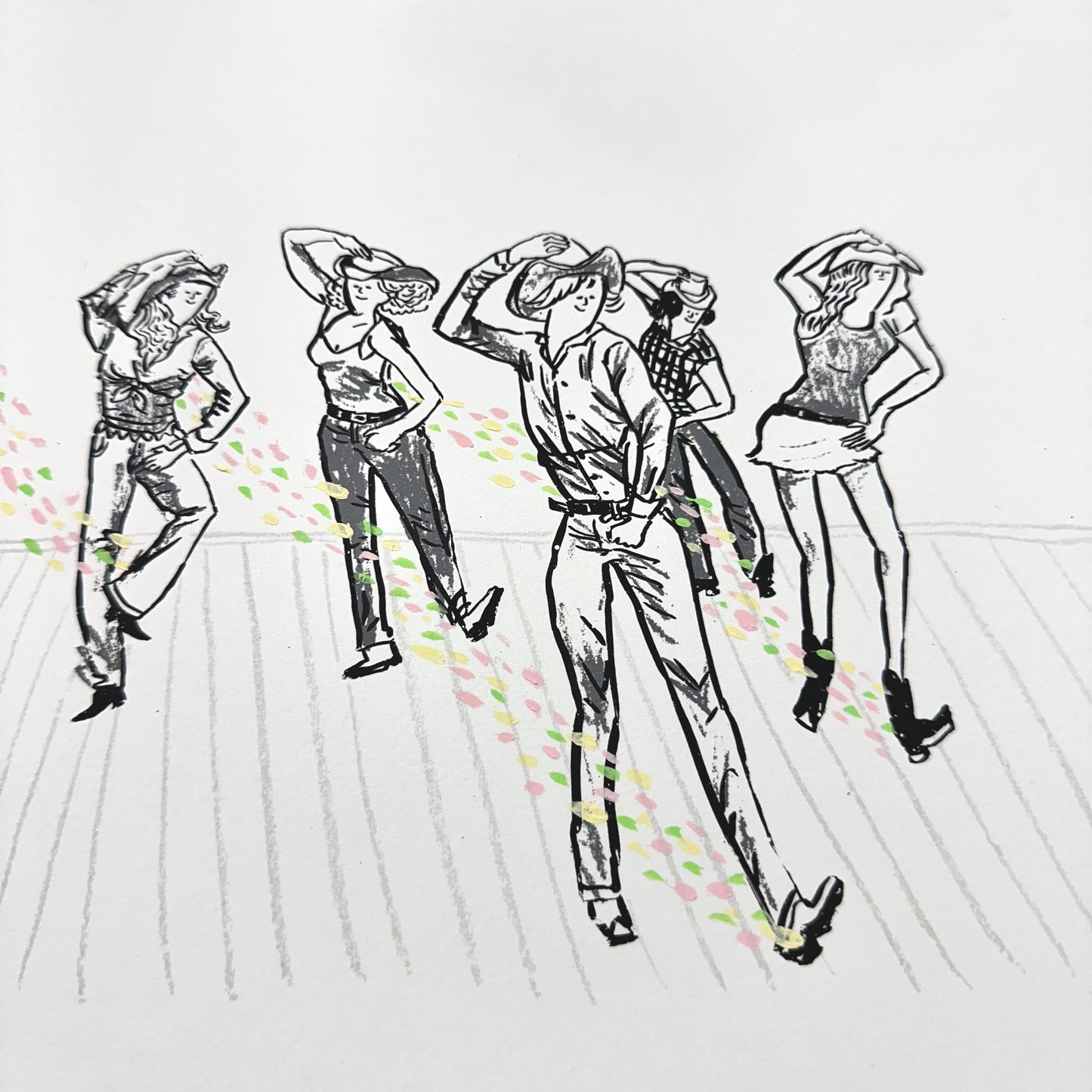 Slide To The Left Screenprint | Kylie Chan (HK)