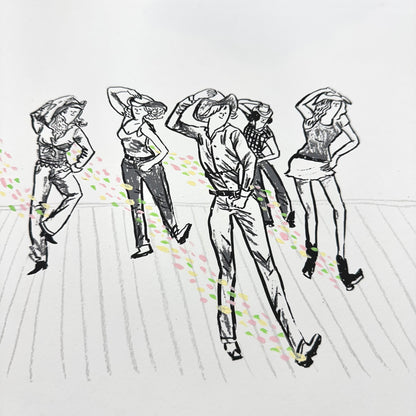 Slide To The Left Screenprint | Kylie Chan (HK)