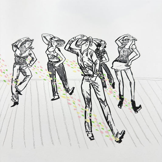 Slide To The Left Screenprint | Kylie Chan (HK)