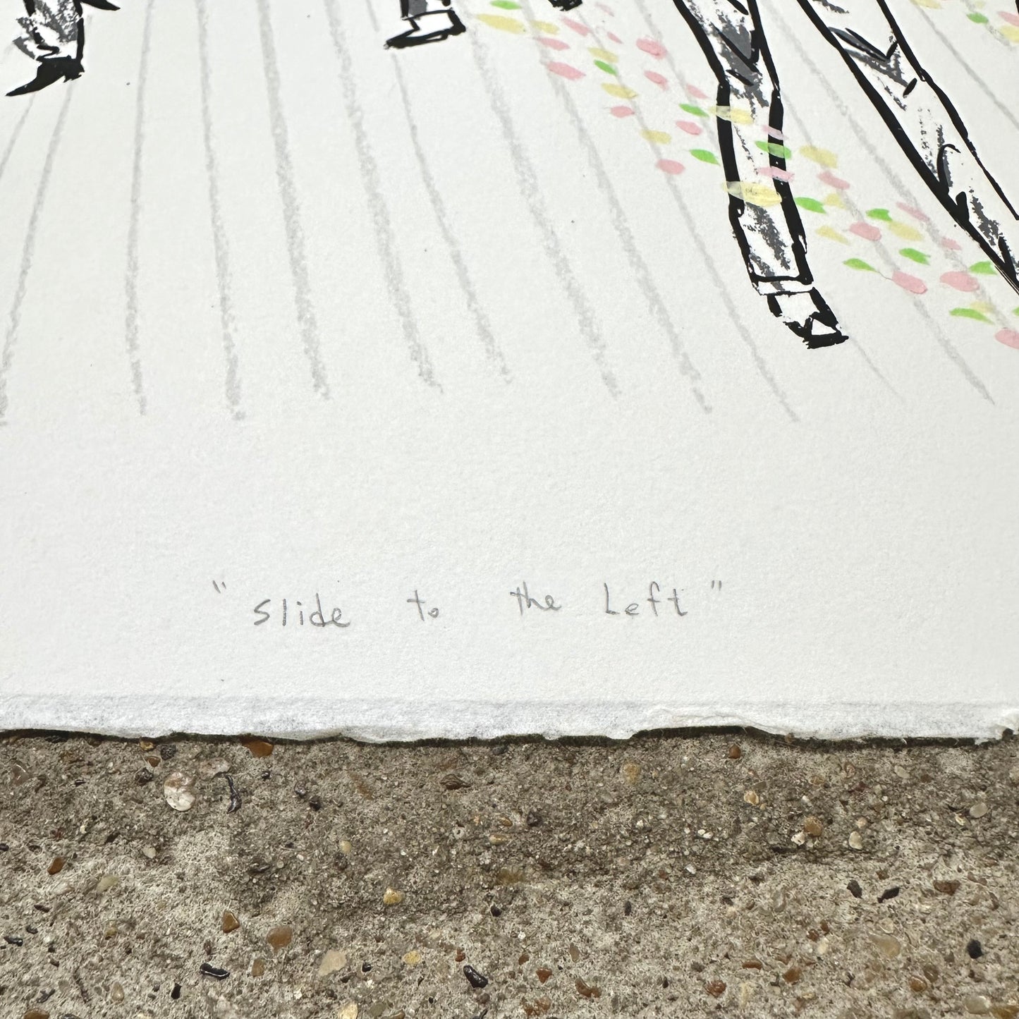 Slide To The Left Screenprint | Kylie Chan (HK)