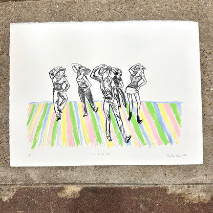 Slide To The Left Screenprint | Floor Variant | Kylie Chan (HK)