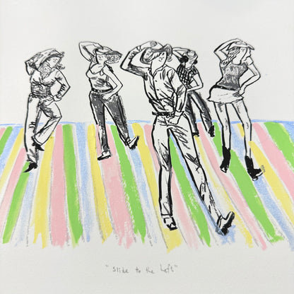 Slide To The Left Screenprint | Floor Variant | Kylie Chan (HK)