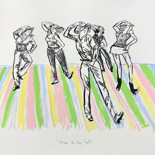 Slide To The Left Screenprint | Floor Variant | Kylie Chan (HK)