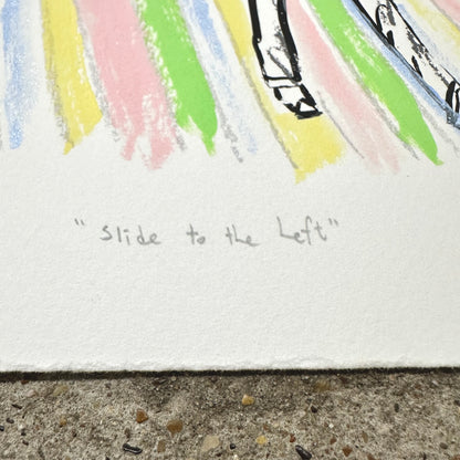 Slide To The Left Screenprint | Floor Variant | Kylie Chan (HK)