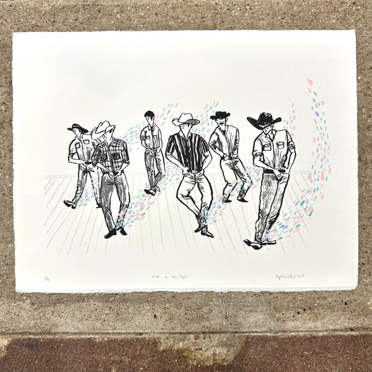 Slide To The Right Screenprint | Kylie Chan (HK)
