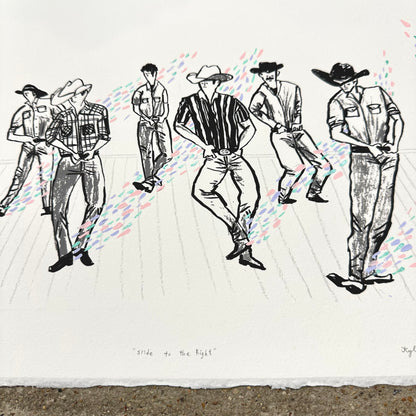 Slide To The Right Screenprint | Kylie Chan (HK)