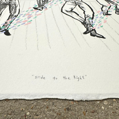 Slide To The Right Screenprint | Kylie Chan (HK)