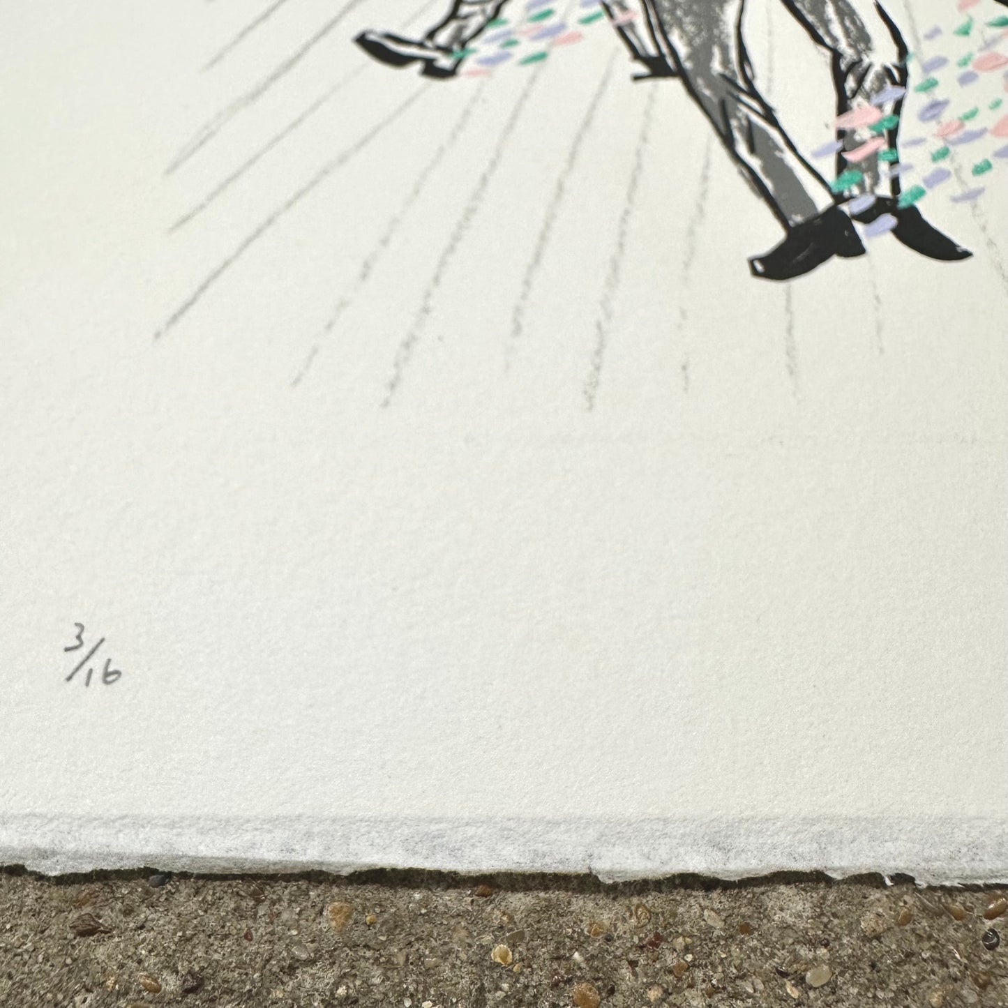 Slide To The Right Screenprint | Kylie Chan (HK)