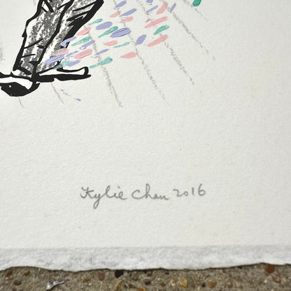 Slide To The Right Screenprint | Kylie Chan (HK)