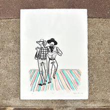Load image into Gallery viewer, Twirl Screenprint | Floor Variant | Kylie Chan (HK)
