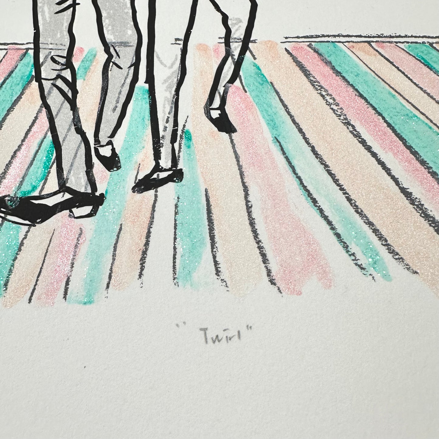 Twirl Screenprint | Floor Variant | Kylie Chan (HK)