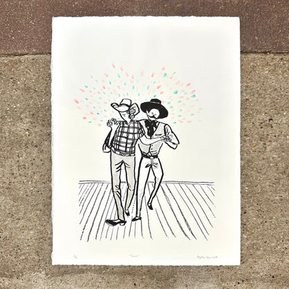 Twirl Screenprint | Kylie Chan (HK)