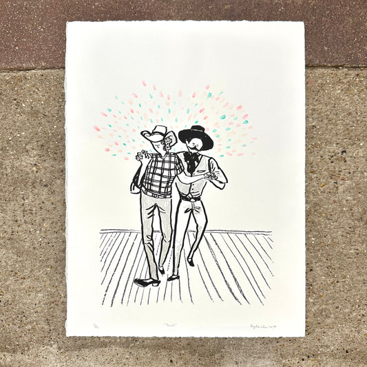 Twirl Screenprint | Kylie Chan (HK)