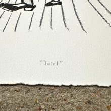 Load image into Gallery viewer, Twirl Screenprint | Kylie Chan (HK)

