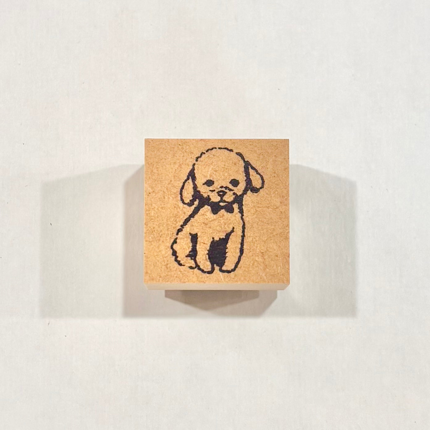 Poodle Puppy Rubber Stamp | Sanby (Japan)
