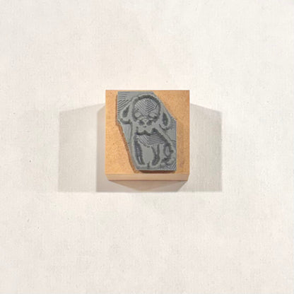 Poodle Puppy Rubber Stamp | Sanby (Japan)