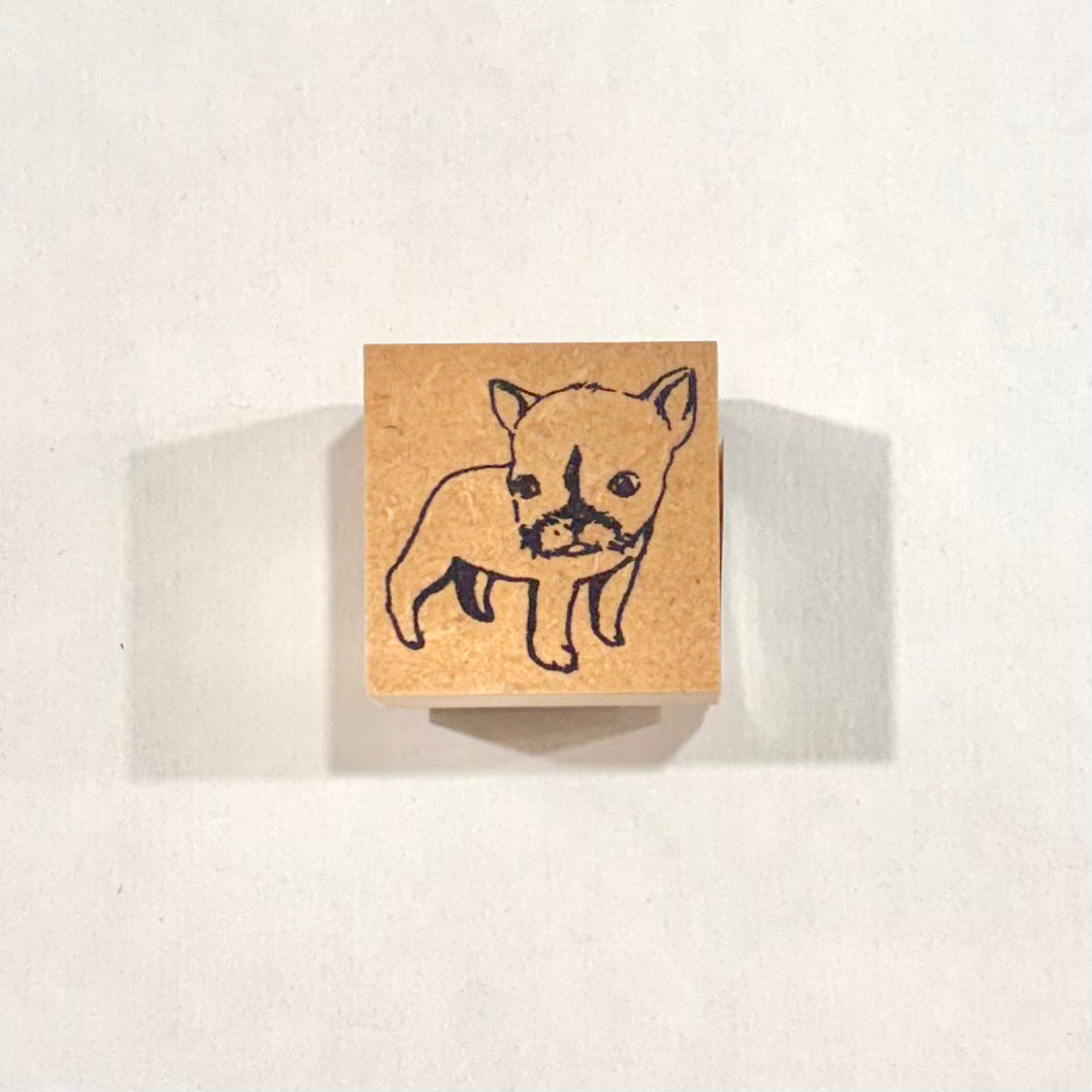 Frenchie Puppy Rubber Stamp | Sanby (Japan)
