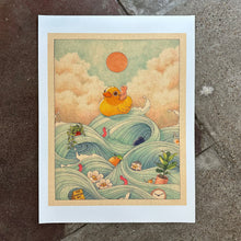 Load image into Gallery viewer, Duck at Sea Art Print | Felicia Chiao (CA)
