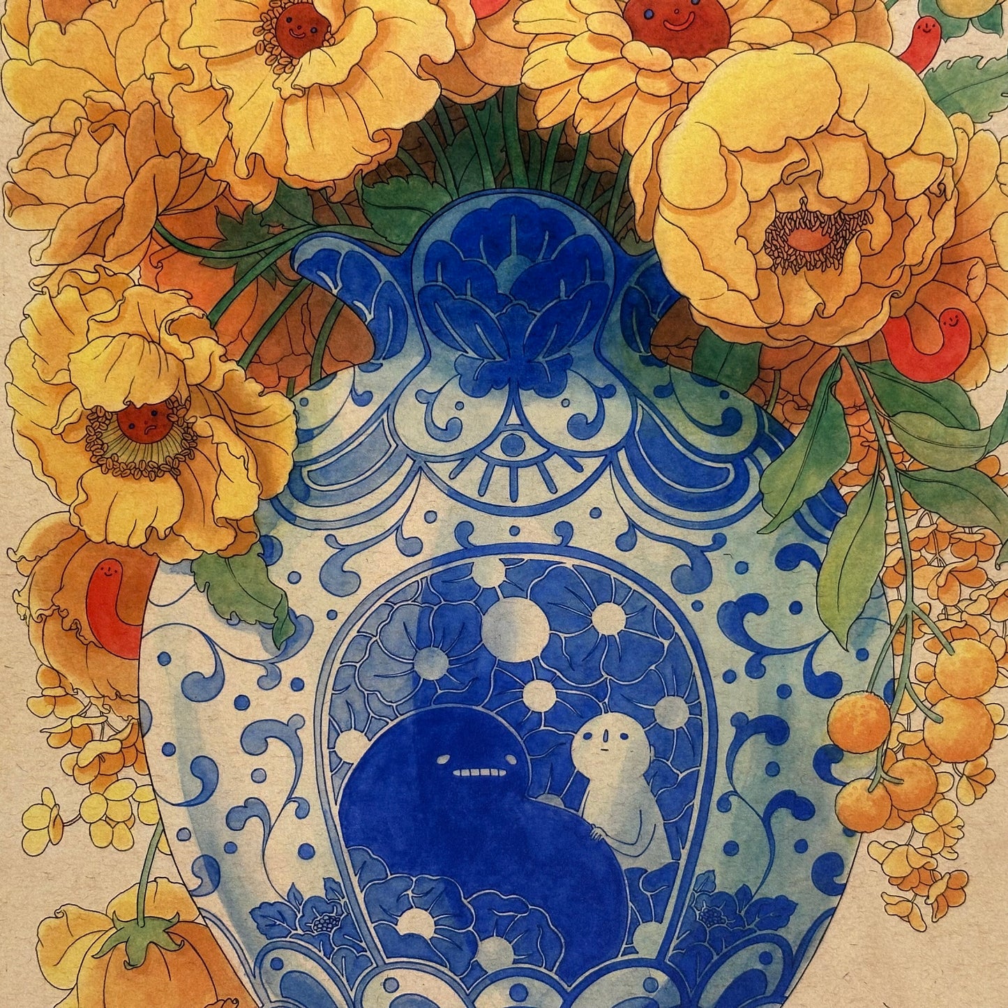 Bloom in Yellow Art Print | Felicia Chiao (CA)