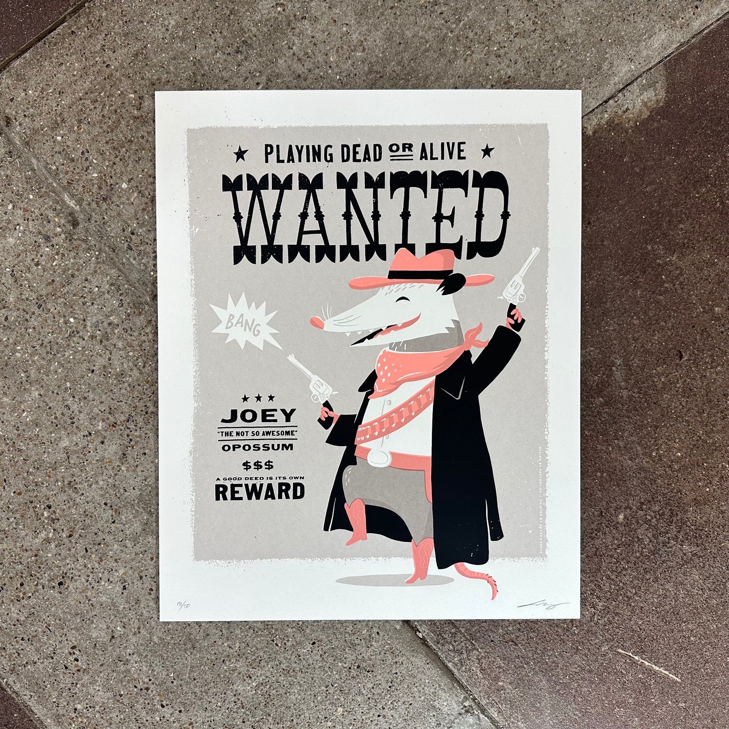 Wanted Art Print | Factory 43 (WA)