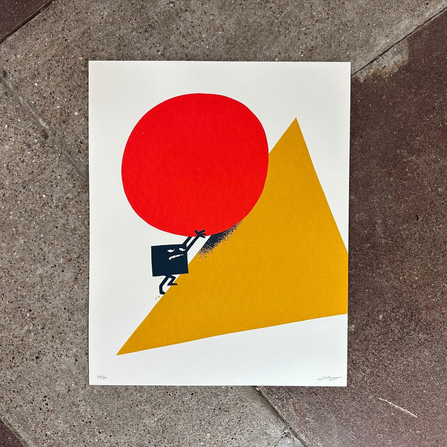 Uphill Art Print | Factory 43 (WA)